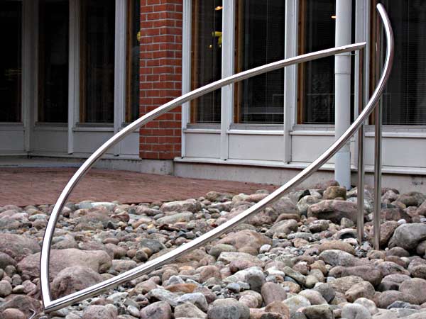 sculptures at Rovaniemi University in Finland - Kari Huhtamo Art Foundation