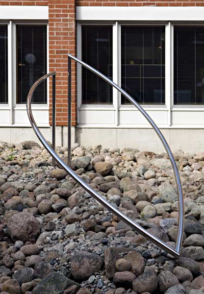 sculptures at Rovaniemi University in Finland - Kari Huhtamo Art Foundation