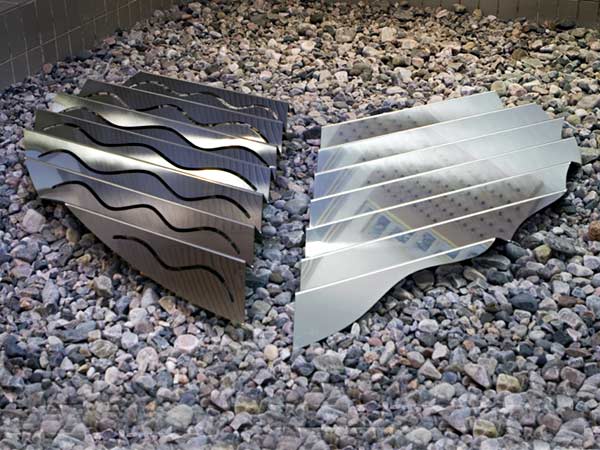 sculptures at Rovaniemi University in Finland - Kari Huhtamo Art Foundation